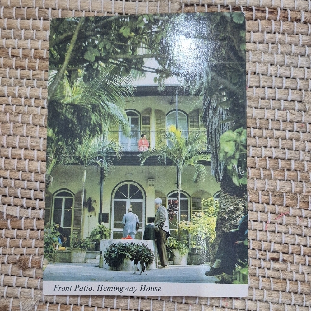 Vintage Hemingway House Key West Post Card